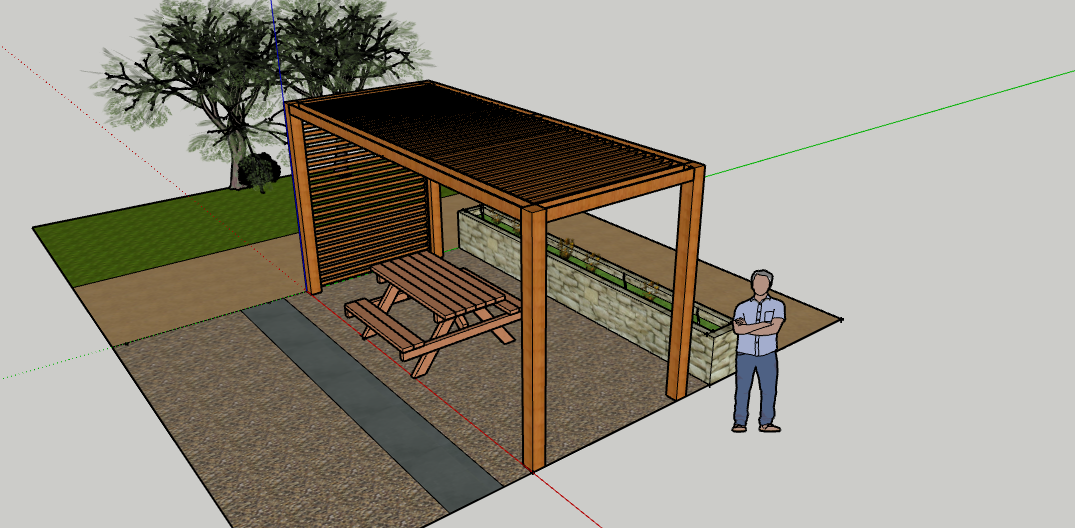 Pérgola Madera