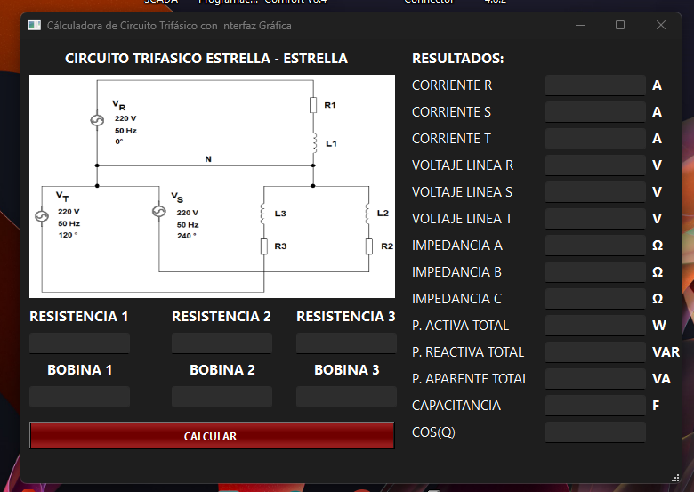 Programación de Interfaz Gráfica para Calculadora de Triángulo de Potencia - adicional